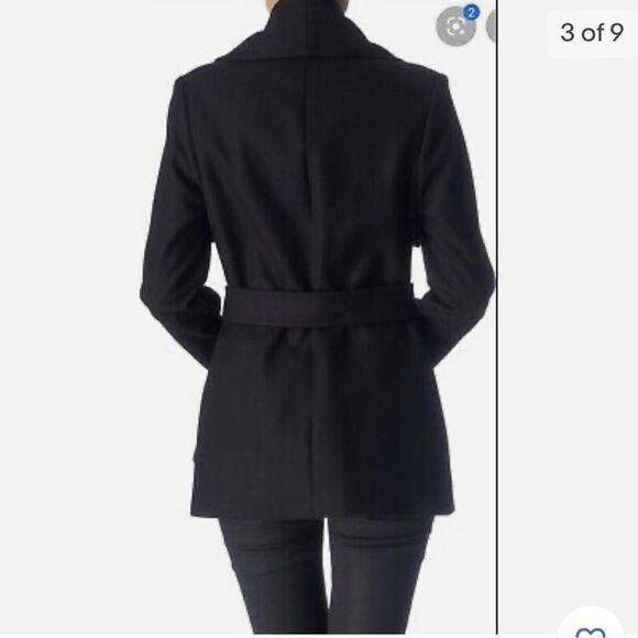 Ted Baker London Matild Cashmere Wool Short Wrap Coat - Picture 2 of 12